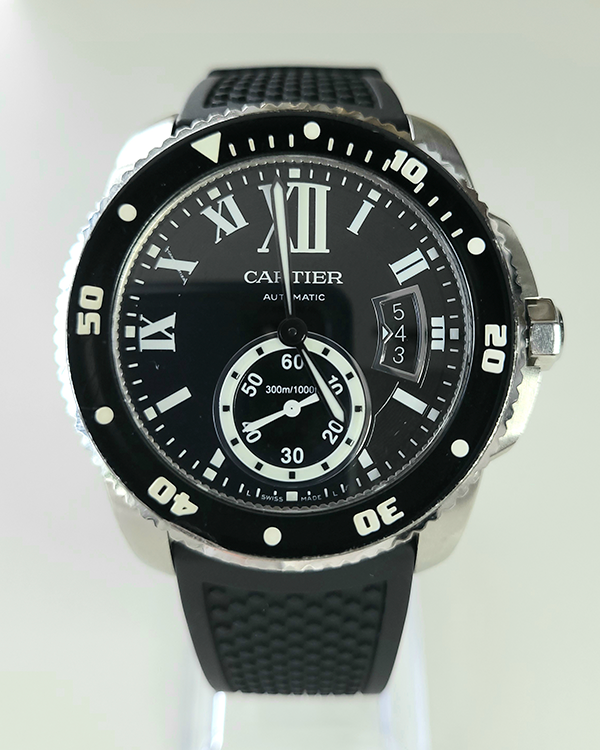 Cartier Calibre de Cartier Diver Black Dial W7100056 Grailzee