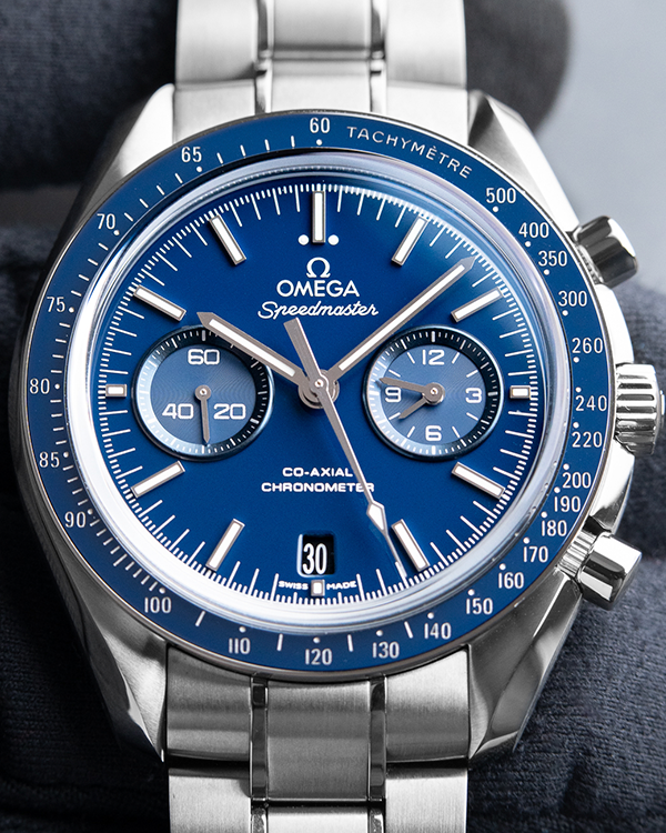 Omega speedmaster 2024 titanium blue dial