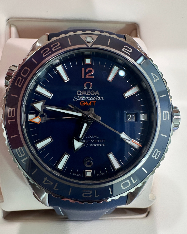 Omega seamaster 2025 gmt blue