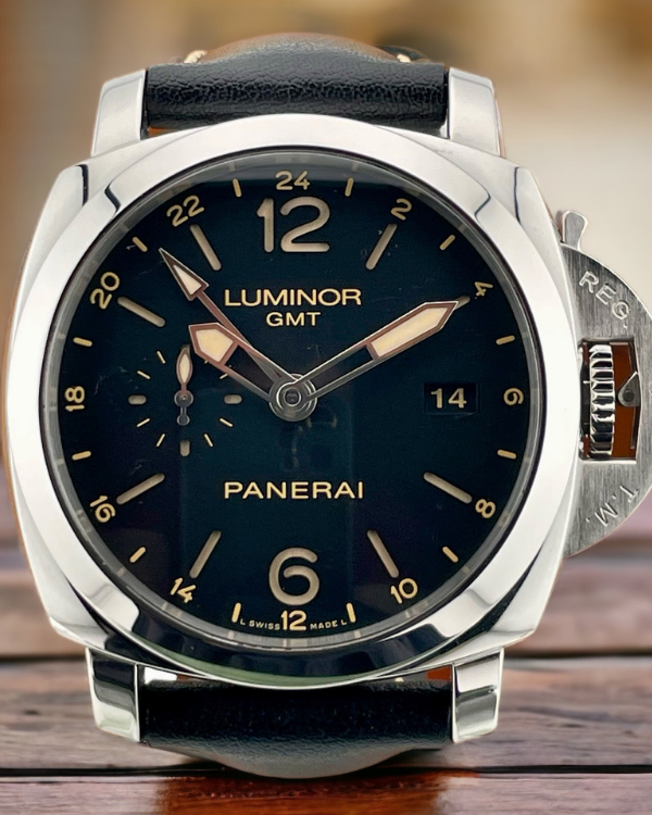 Panerai Luminor 1950 3 Days GMT Automatic Steel Black Dial