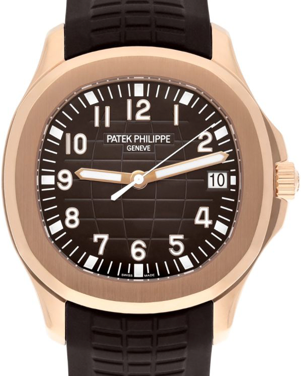 2020 Patek Philippe Aquanaut 40MM Brown Dial Rubber Strap (5167R
