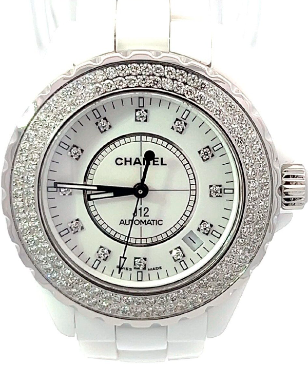 Chanel J12 38MM White Dial Ceramic Bracelet H5705 Grailzee