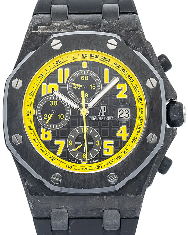 Audemars Piguet Royal Oak Offshore "Bumblebee" 42MM Black Dial Rubber ...