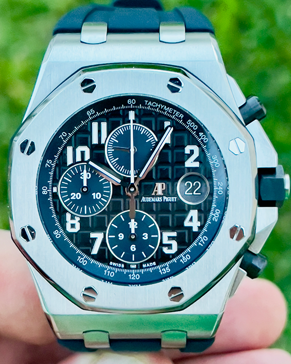 2018 Audemars Piguet Royal Oak Offshore Chronograph 42MM Black Dial Ru ...