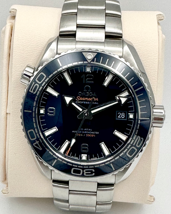 2023 Omega Seamaster Planet Ocean 600m Blue Dial 215.30.44.21