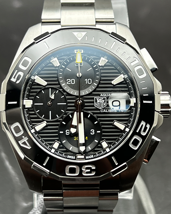 2022 TAG Heuer Aquaracer 43MM Steel Black Dial CAY211A.BA0927