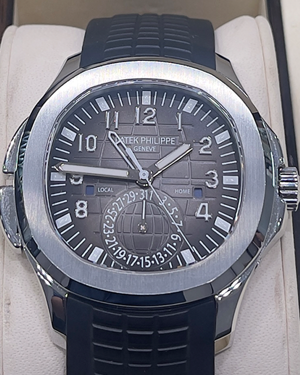 2012 Patek Philippe Aquanaut 40.8MM Steel Black Dial 5164A 001