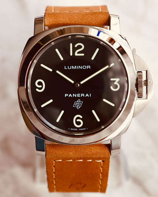 2014 Panerai Luminor Base Logo Steel Black Dial Limited Edition