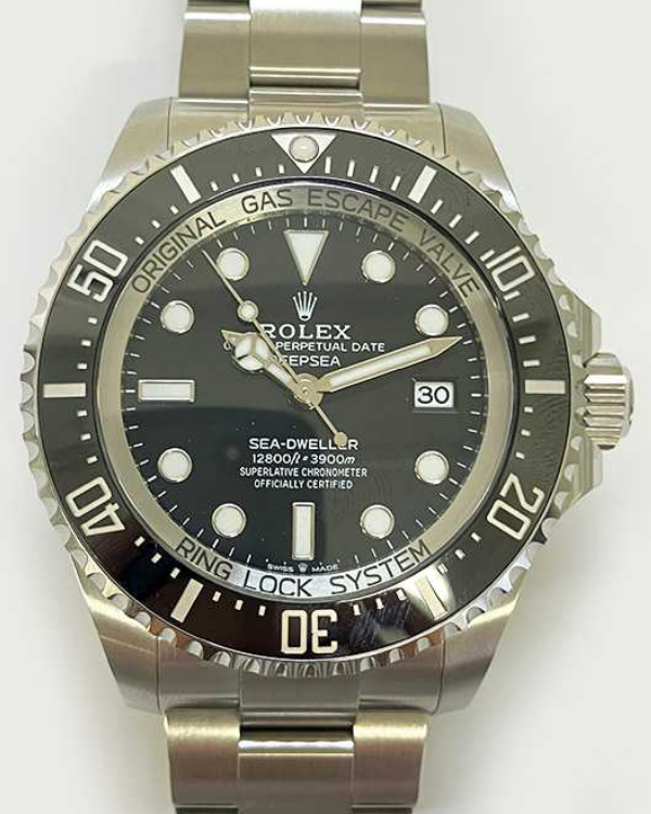 2022 Rolex Sea Dweller Deepsea 44MM Oystersteel Black Dial 136660