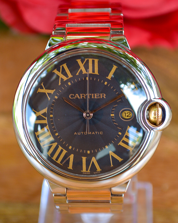 Cartier ballon bleu discount gold and steel