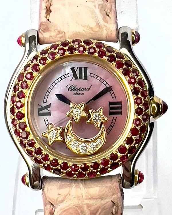 Chopard pink clearance diamond watch