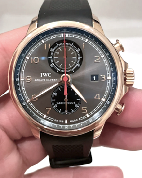 Iwc yacht clearance club rose gold