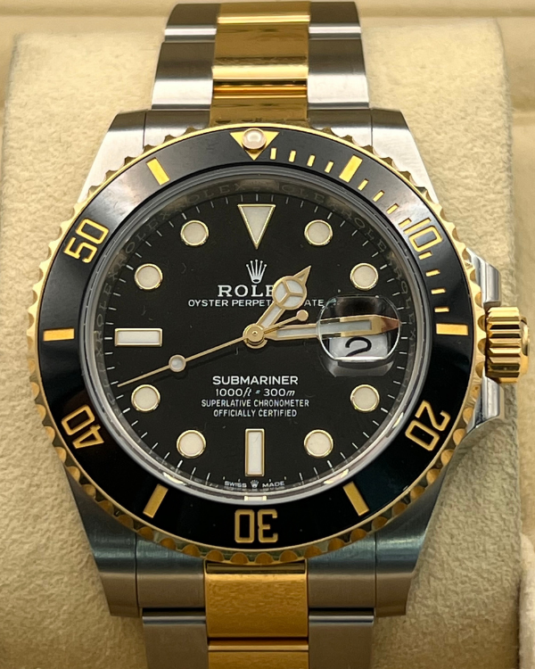 2022 Rolex Submariner Date 41 Gold/Steel Black Dial (126613LN