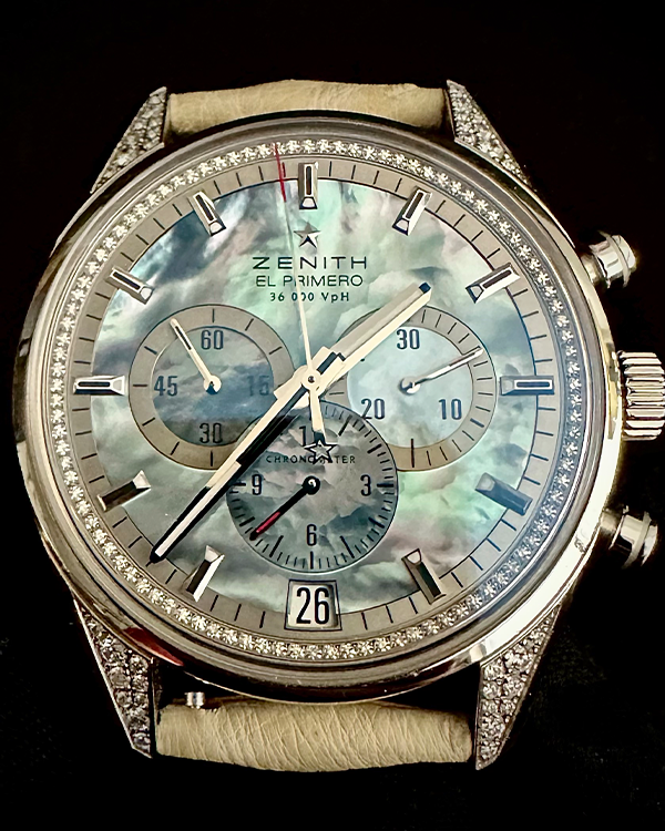 Zenith El Primero Chronomaster Chronograph Diamond Bezel