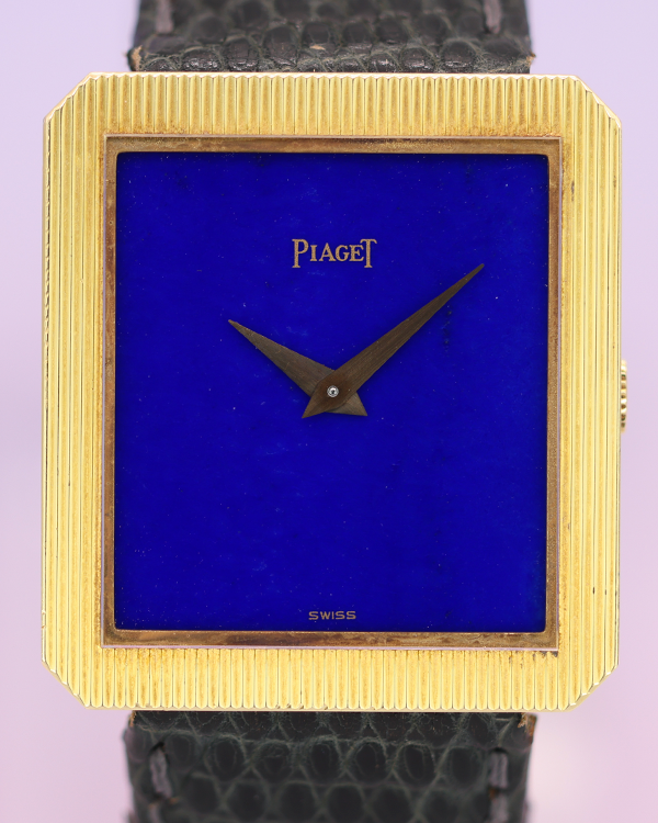 Piaget Protocole 25MM Lapis Dial Leather Strap 9154 Grailzee