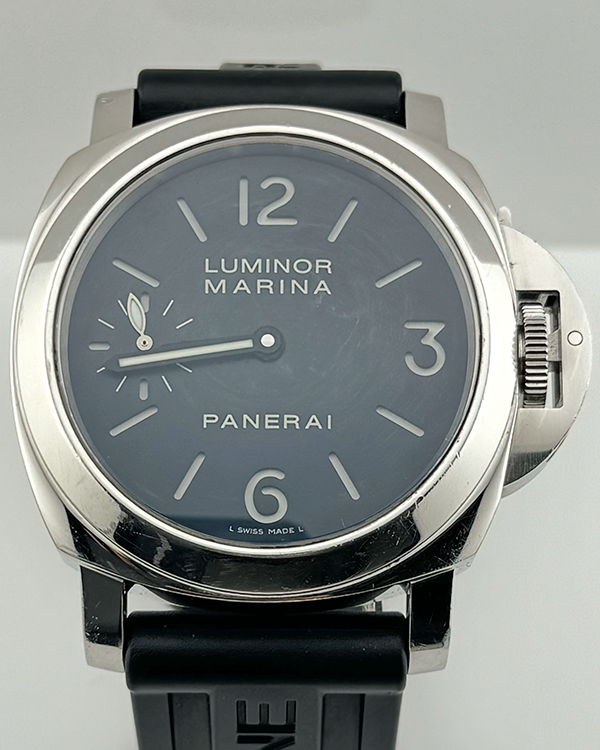 Panerai Luminor Marina 44MM Black Dial Rubber Strap (OP6567 