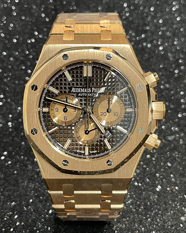 Audemars piguet royal hotsell oak rose gold chocolate