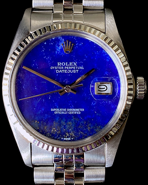 1979 Rolex Datejust 36MM Aftermarket Blue Lapis Lazuli Dial