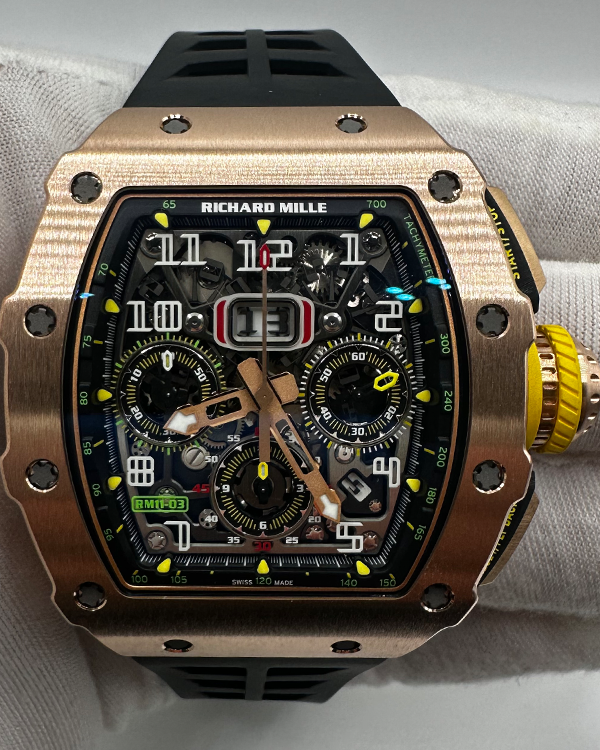 2020 Richard Mille Automatic Flyback Chronograph Rose Gold