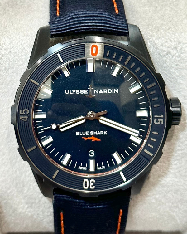 2021 Ulysse Nardin Diver Blue Shark Limited Edition Steel Blue