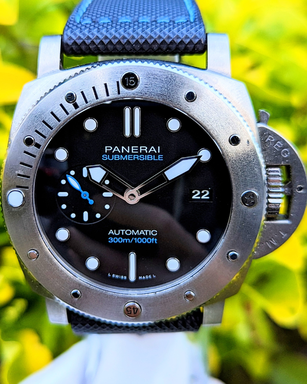 2020 Panerai Luminor Submersible 1950 3 Days Automatic Titanium Black Grailzee