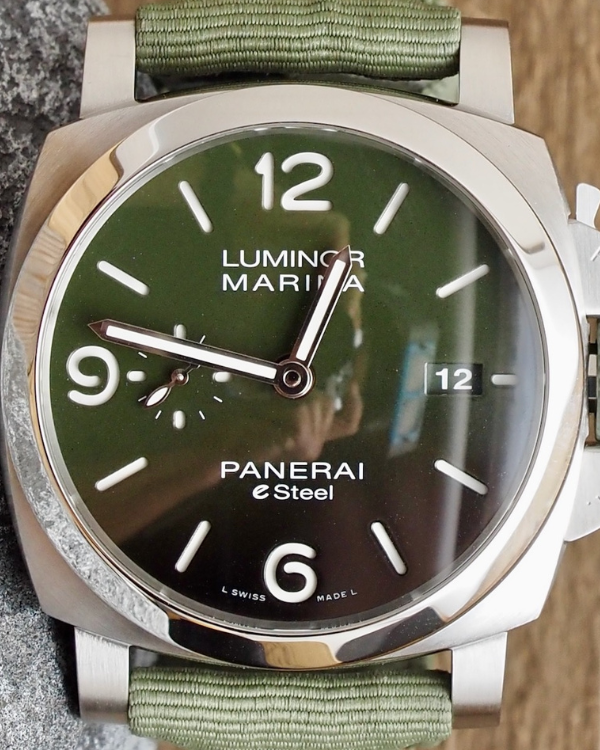 2023 Panerai Luminor Marina Verde Smeraldo 44MM Green Dial Textile