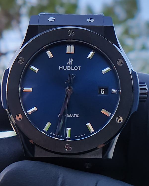 Hublot classic outlet fusion blue ceramic