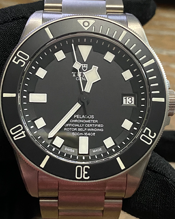 2022 Tudor Pelagos Chronometer Titanium Black Dial 25600TN