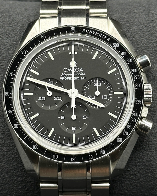 Omega Speedmaster Professional Moonwatch 42mm Black Dial Steel Bracele 