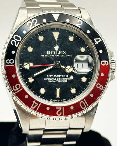 No Reserve - 1991 (N Serial) Rolex GMT-Master II "Coke" 40MM Black Dial Oyster Bracelet (16710)