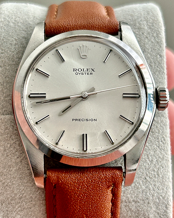 No Reserve - Rolex Oyster Precision Vintage 34MM Silver Dial