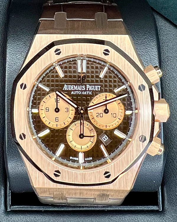 2019 Audemars Piguet Royal Oak 41MM Rose Gold Chocolate Dial