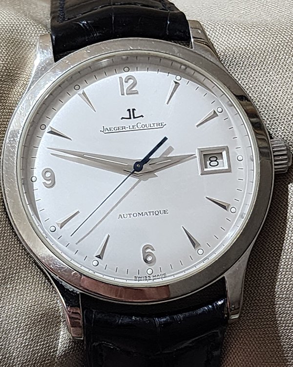 Jaeger LeCoultre Master Control Date 37MM Steel Silver Dial 140.8