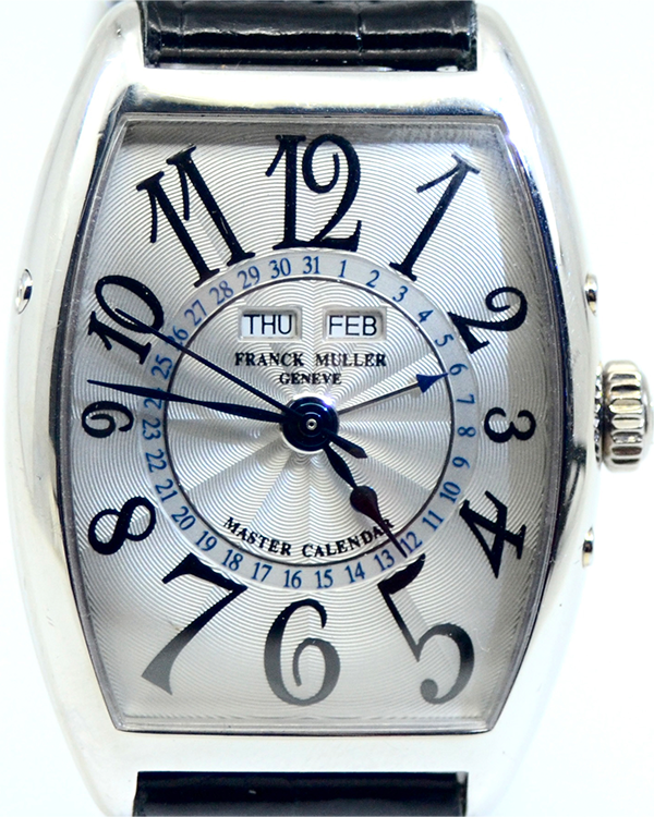 Franck Muller Master Calendar 31MM Silver Dial Leather Strap (2852 MC