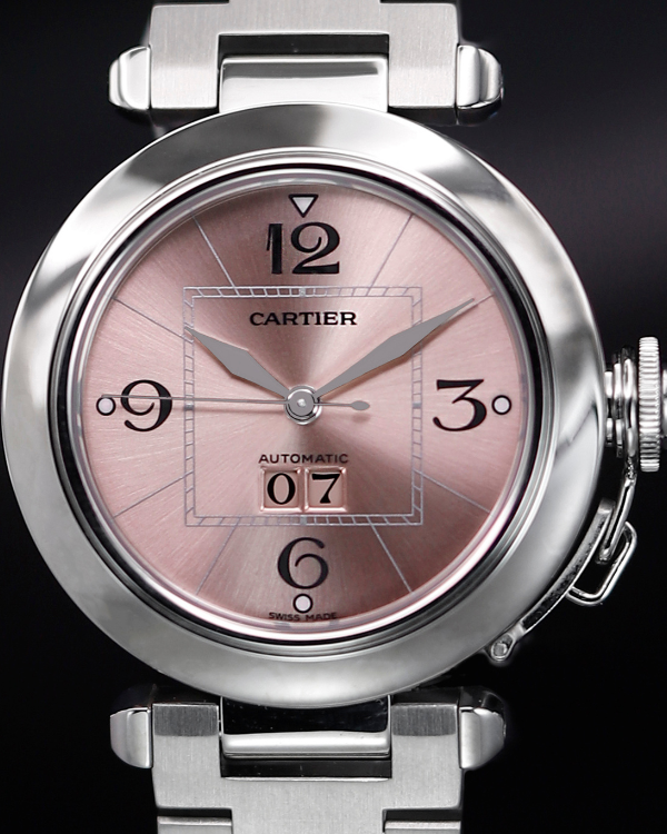 2006 Cartier Pasha C 35MM Steel Pink Dial W31058M7 Grailzee