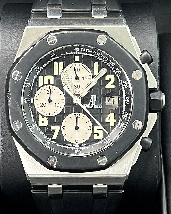 Audemars Piguet Royal Oak Offshore Chronograph 42MM Black Dial Rubber ...