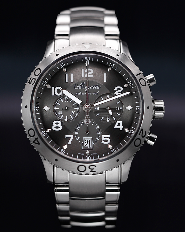 Breguet Type XXI Flyback Chronograph Automatic 42.5MM Steel Grey