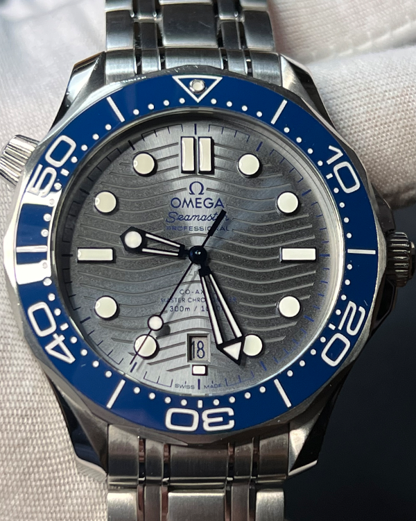 Omega seamaster 300m grey best sale