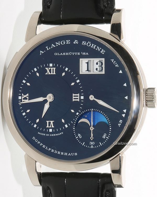 A. Lange & Söhne Lange 1 38.5MM Black Dial Leather Strap (192.029