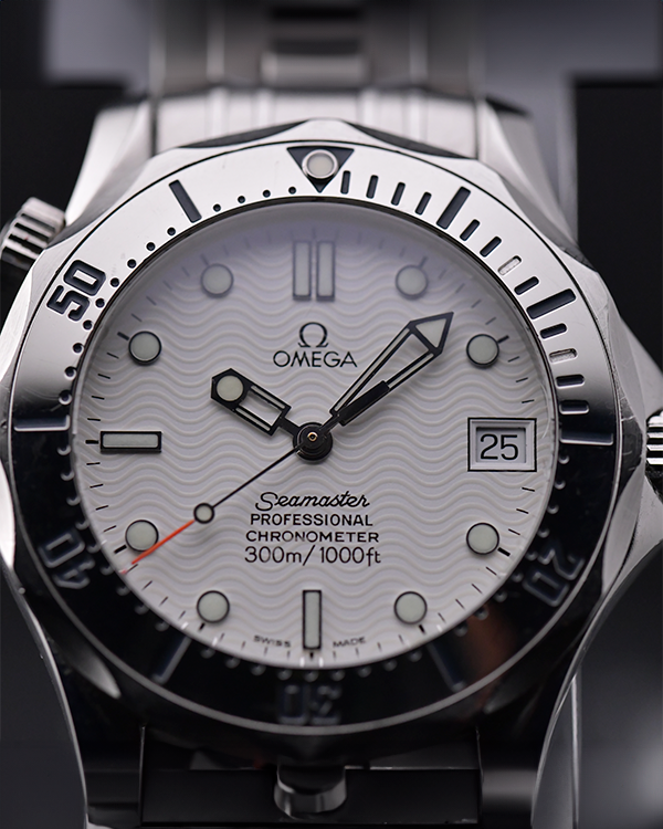 Omega Seamaster Professional 300M 36MM White Dial Steel Bracelet Omega Seamaster Professional 300M 36MM White Dial Steel Bracelet