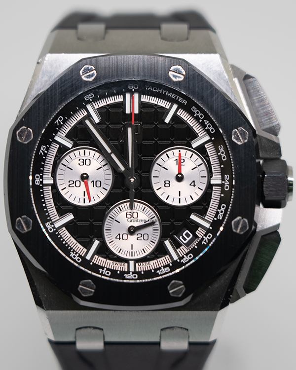 Audemars Piguet Royal Oak Offshore Chronograph 43MM Black Dial Rubber ...