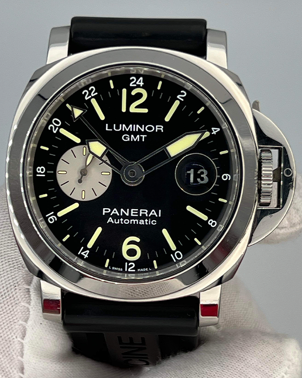 2019 Panerai 1088 Luminor GMT Automatic 44MM Steel Black Dial PAM0108 Grailzee