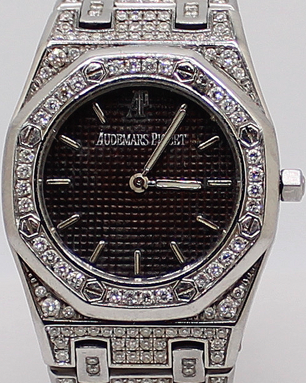 Montre Audemars Piguet Royal Oak Lady 56271BA/SA Vintage - Occasion, Affichage à Aiguilles