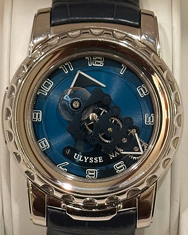 Ulysse Nardin Freak Blue Phantom 44.5MM Blue Dial Leather Strap