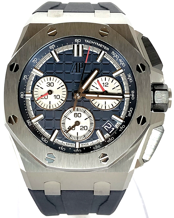 Audemars Piguet Royal Oak Offshore 43MM Blue Dial Rubber Strap