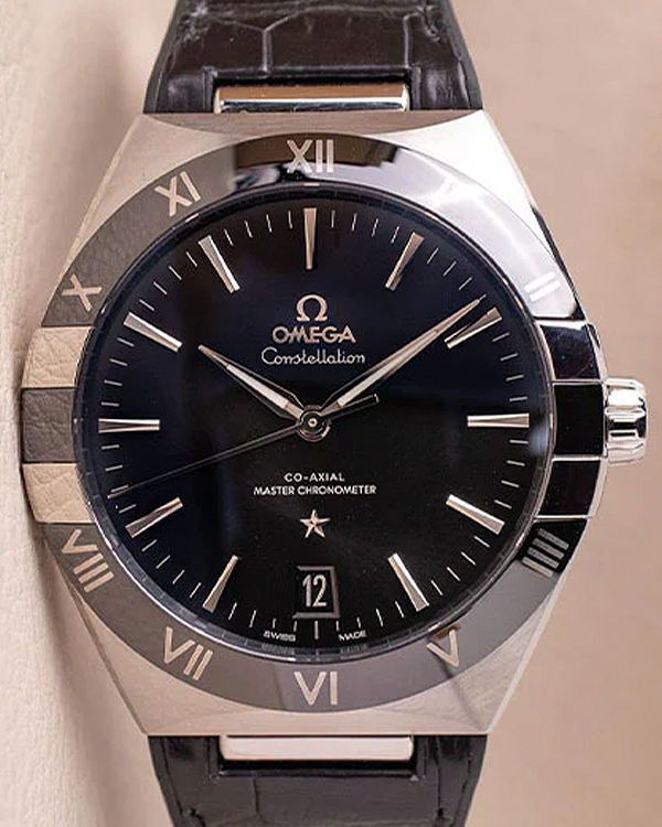 2023-omega-constellation-41mm-black-dial-leather-strap-131-33-41-21-0