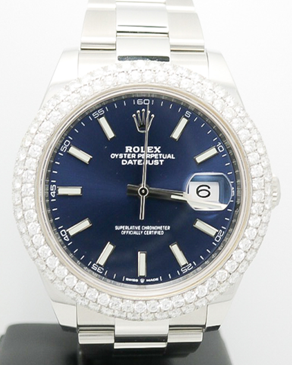 rolex datejust 41mm diamond bezel