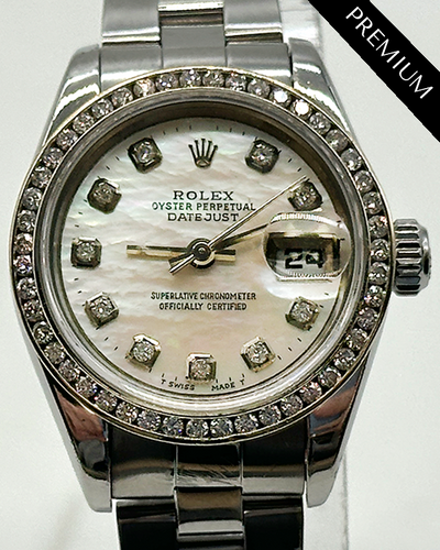 Rolex Lady-Datejust 26MM Mother of Pearl Dial Steel Bracelet (79160)