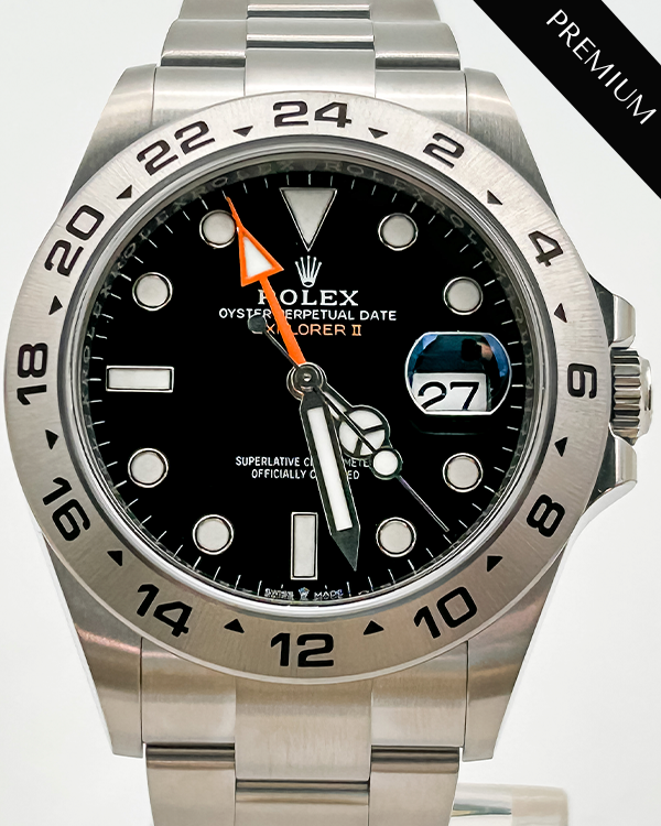 2023 Rolex Explorer II Oystersteel Black Dial 226570 Grailzee