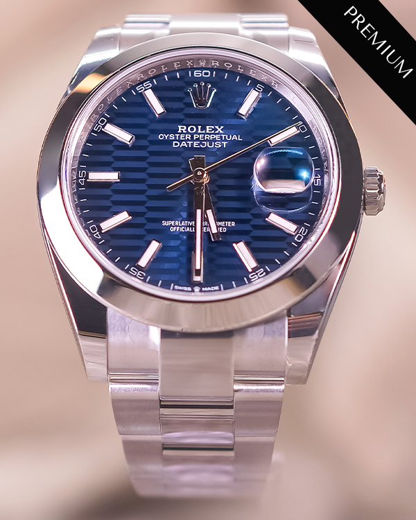 Rolex 126300 blue outlet dial